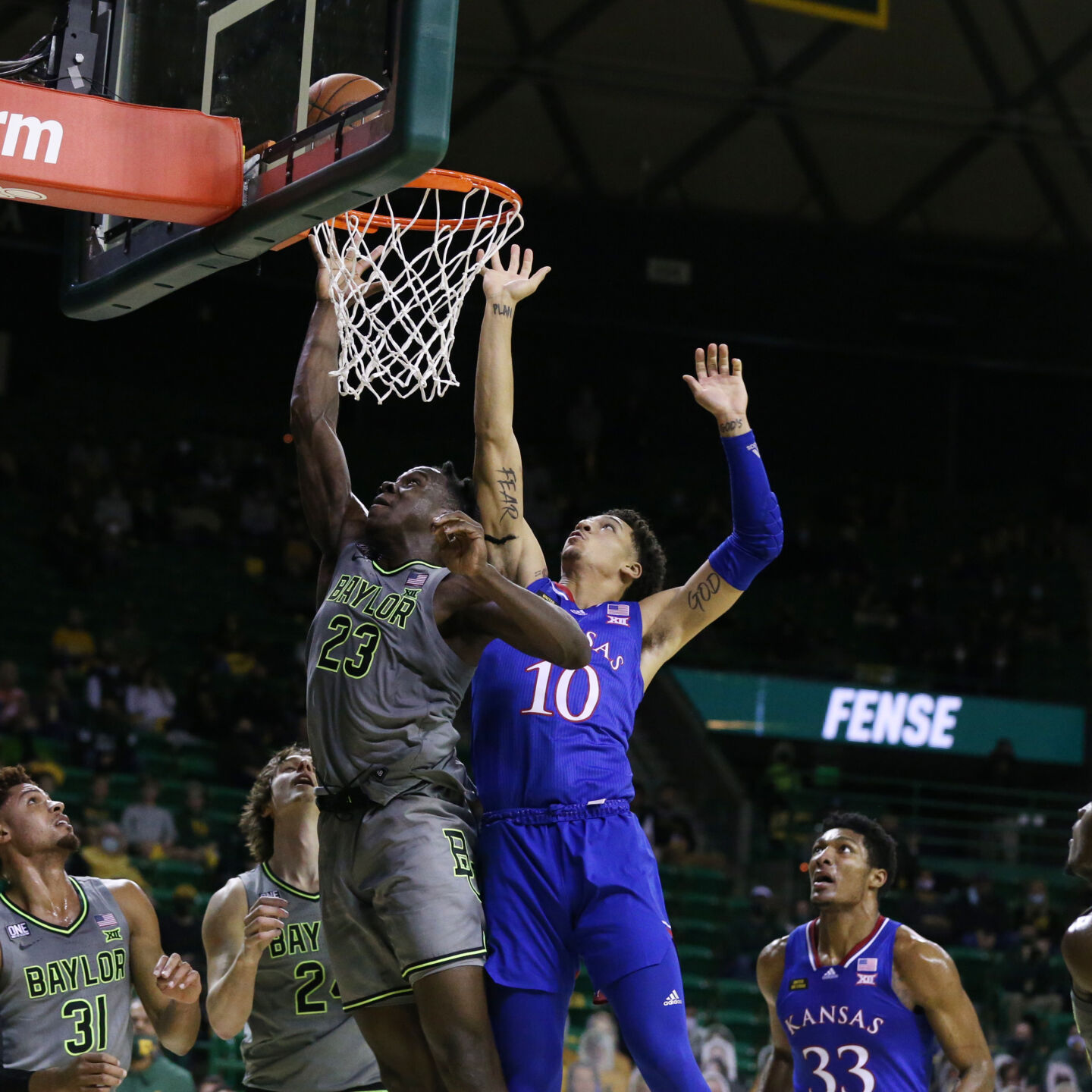 Baylor Kansas Basketball